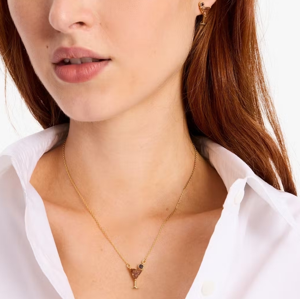SOLD | Espresso Martini Pendant & Studs Bundle